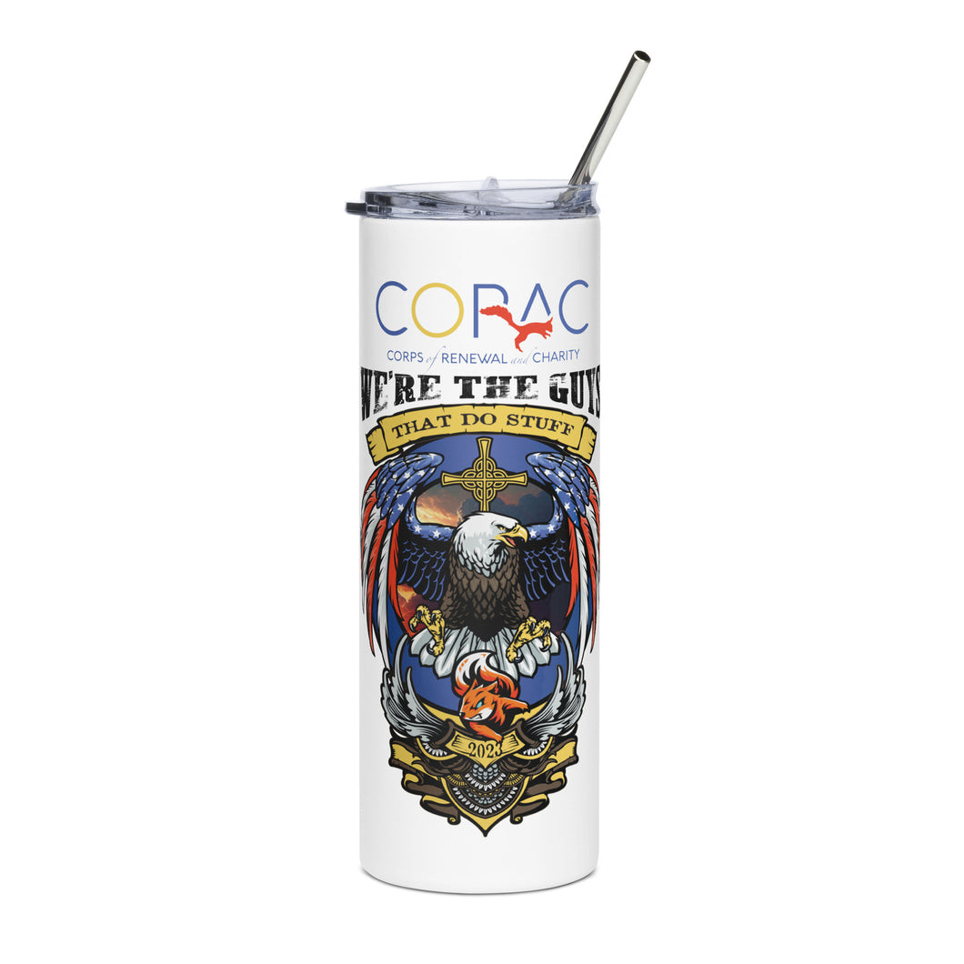 CORAC Stainless Steel Tumbler (White)